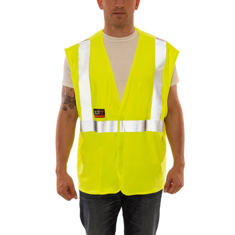 Tingley Flame Resistant Class 2 Vest - Lime