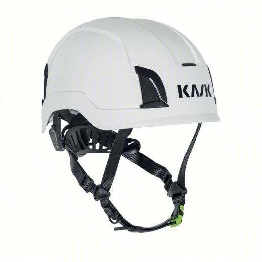 KASK America White Polypropylene Brimless Climbing Helmet With EPS Foam Suspension