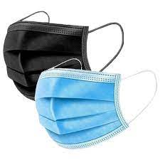 Disposable Face Mask Blue or Black-eSafety Supplies, Inc