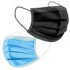Disposable Face Mask Blue or Black-eSafety Supplies, Inc