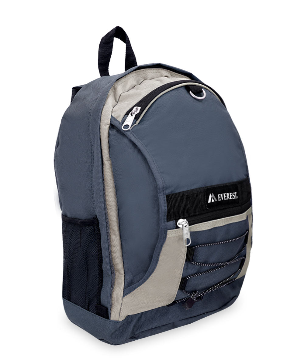 3045SH EVEREST TWO-TONE BACKPACK W/MESH POCKETS