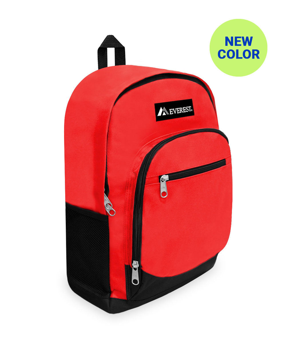 Everest-Casual Backpack w/ Side Mesh Pocket