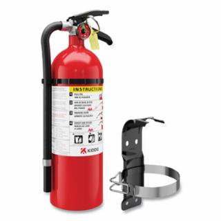 Kidde Pro Multi-Purpose Fire Extinguisher, ABC Fire Type, 5 lb Capacity, Includes Strap Bracket