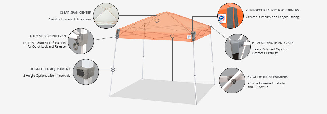E-Z UP - Vista™ 12' x 12' Canopy