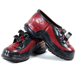 Salisbury Red Dielectric Rubber Two Buckle Overshoes Bob-Sole 51512
