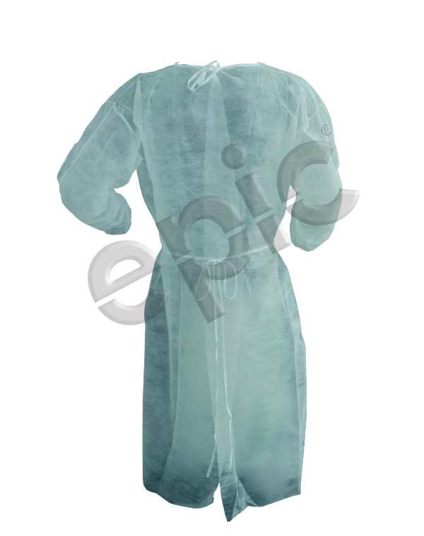 EPIC- Blue Isolation Gown - Case