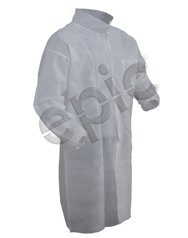 EPIC- Lab Coat with Elastic Wrist and Front Pocket - Case