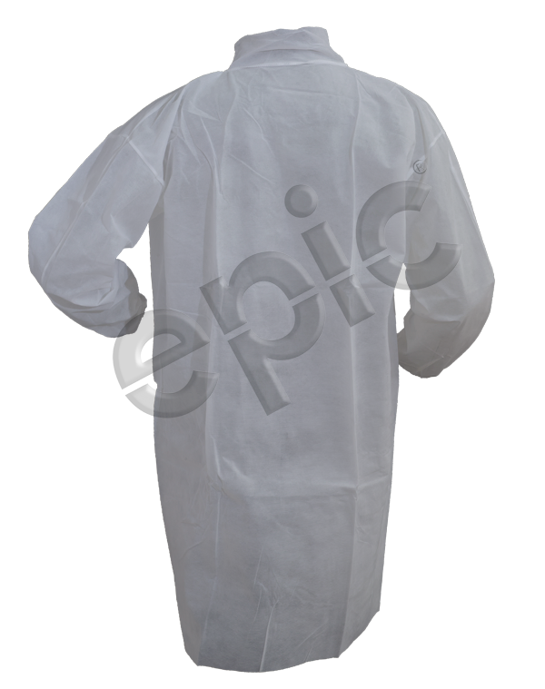 EPIC- Lab Coat with Elastic Wrist and Front Pocket - Case