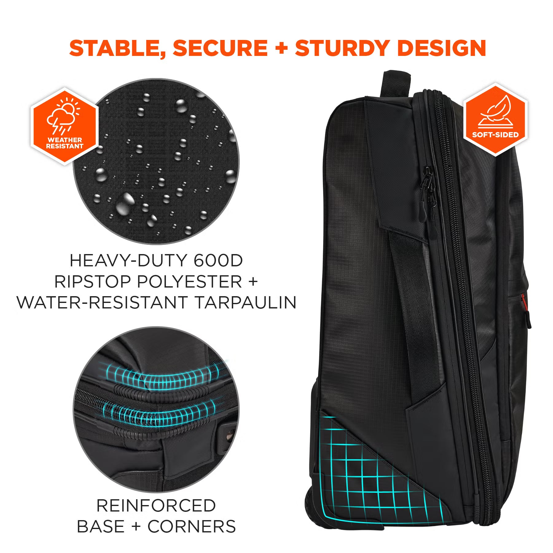 Ergodyne - Arsenal 5129 Softside Carry-On Luggage - Wheeled