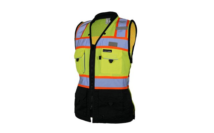 Premium Black Series Women Heavy Duty Surveyors Vest