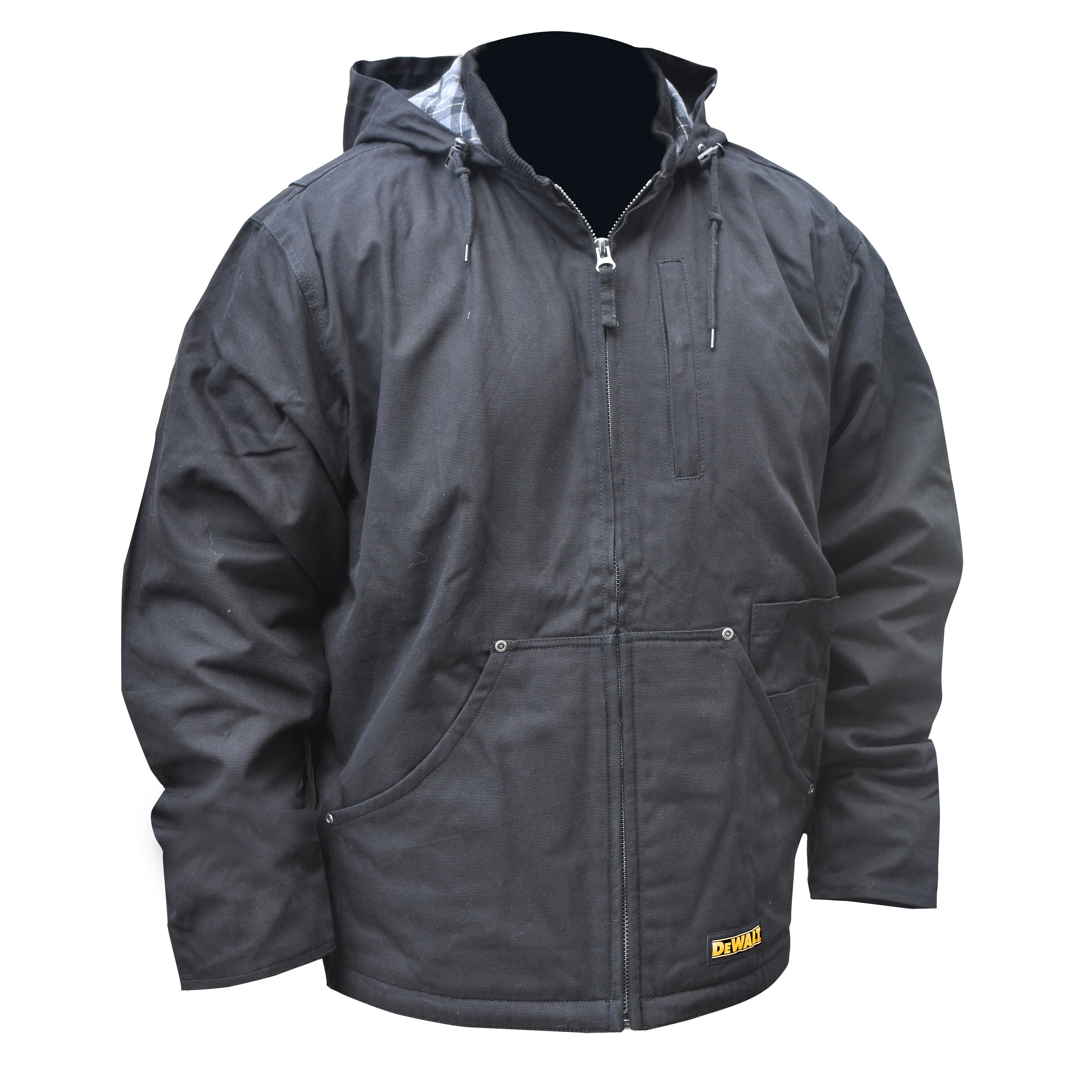 Men's Heated Heavy Duty Work Coat without Battery - Black