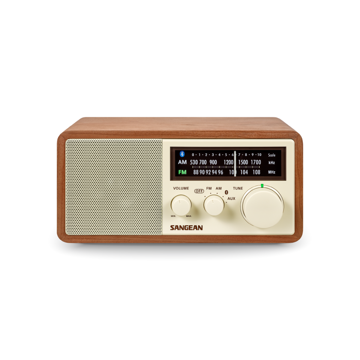 AM / FM / AUX / Bluetooth Wooden Cabinet Radio-eSafety Supplies, Inc