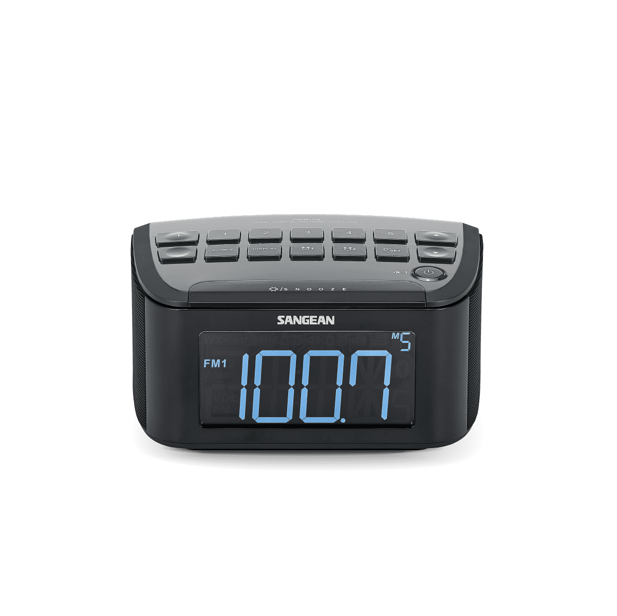 FM / AM / Aux-in Digital Tuning Clock Radio