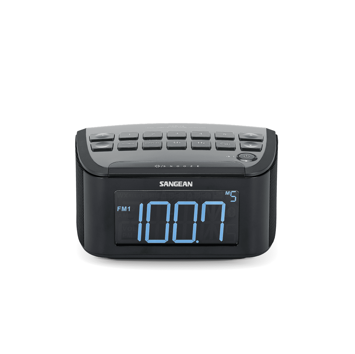 FM / AM / Aux-in Digital Tuning Clock Radio-eSafety Supplies, Inc