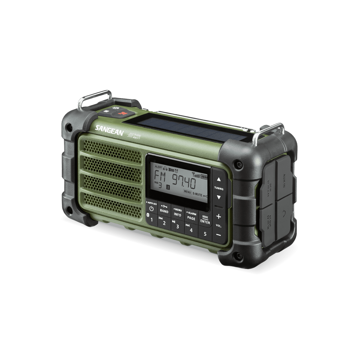 AM/FM-RBDS/Bluetooth/AUX/Weather/Multi-Powered
Digital Tuning Emergency Radio-eSafety Supplies, Inc