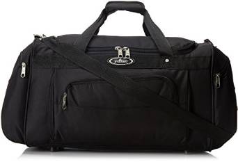Everest- Deluxe Sports Duffel Bag - Black-eSafety Supplies, Inc