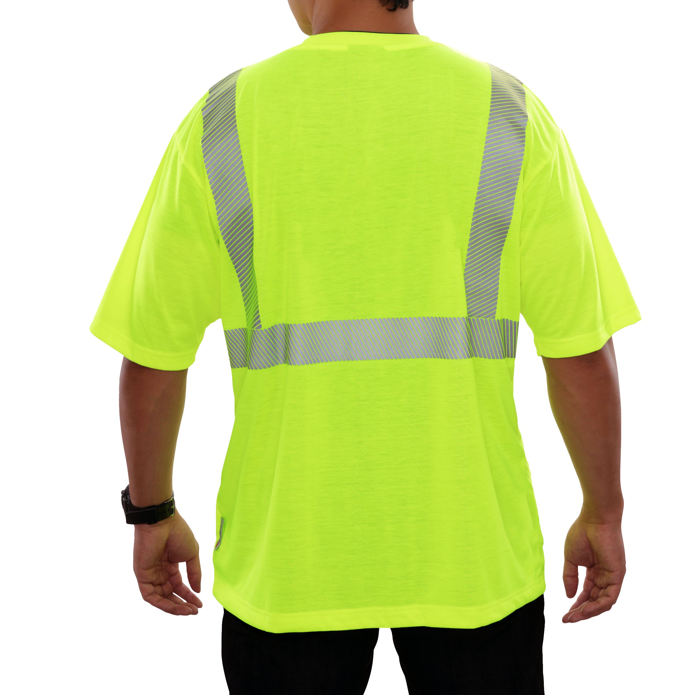 Safety Shirt Hi Vis Shirt Lime Jersey ANSI 2 Comfort Trim by 3M-eSafety Supplies, Inc