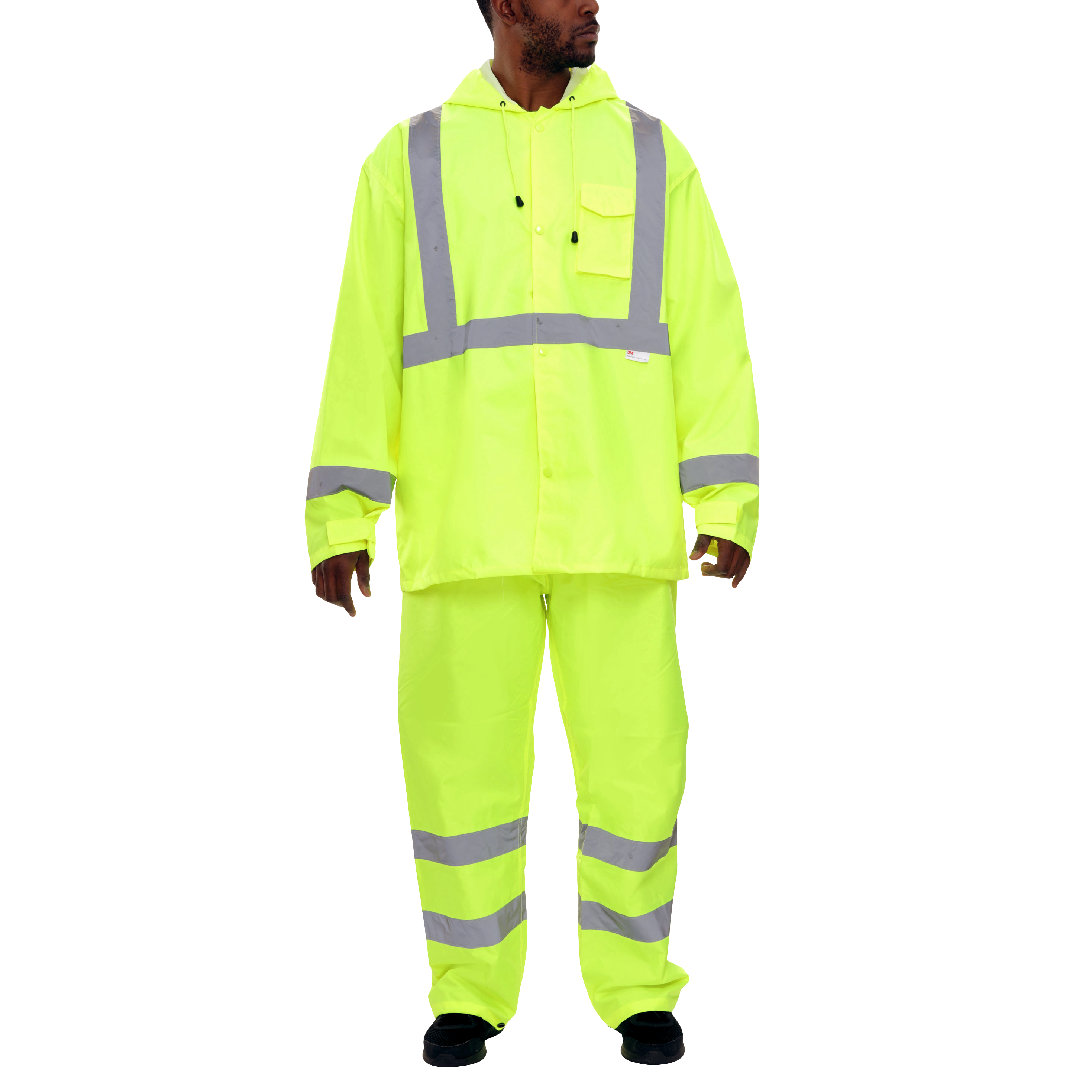 Safety Raingear Hi Vis Rainsuit Waterproof Hooded Parka & Pants-eSafety Supplies, Inc