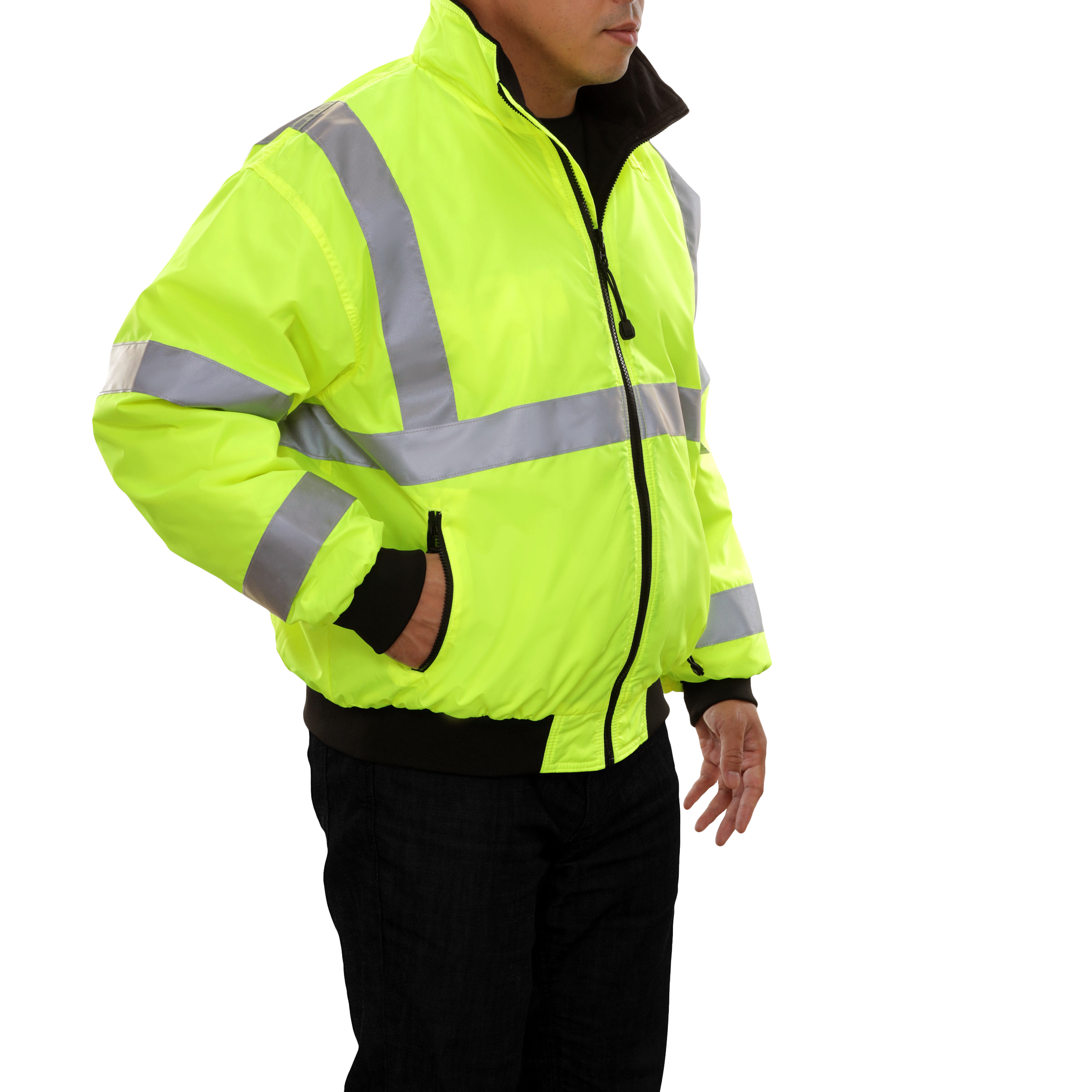 Waterproof hi vis jacket workwear sales