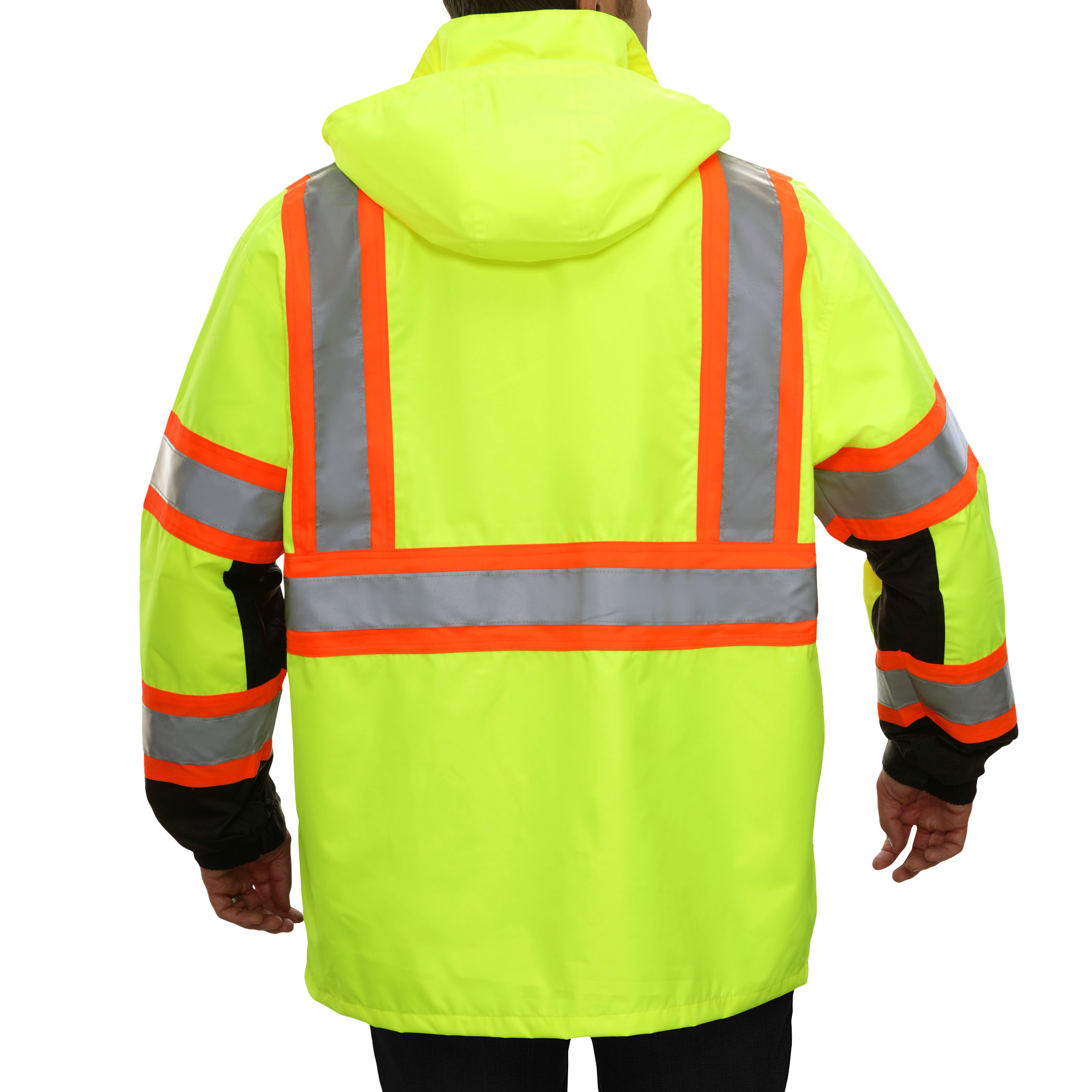 Safety DOT Jacket HiVis Parka Breathable Waterproof Hooded-eSafety Supplies, Inc