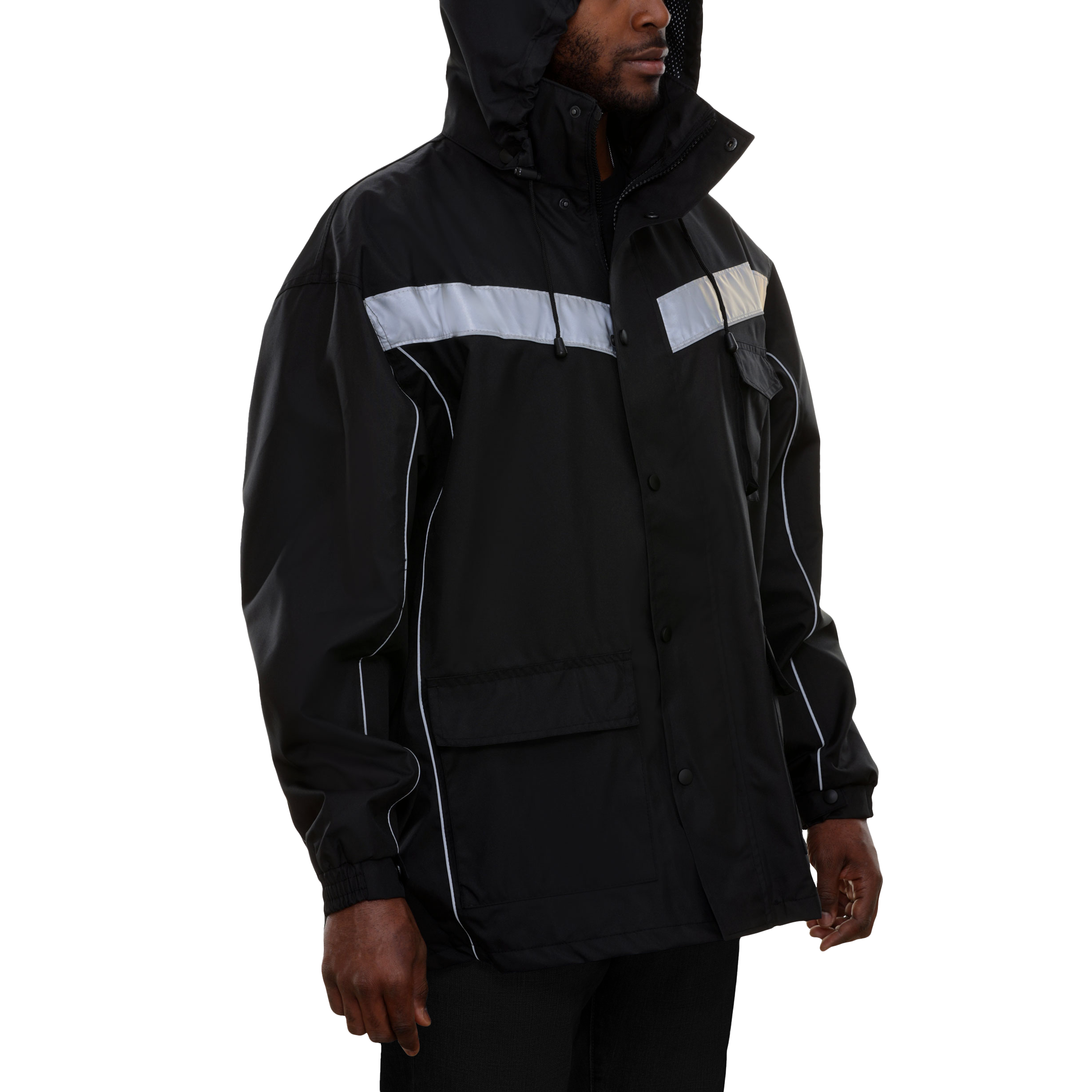 Reflective Jacket Parka Breathable Waterproof Hooded-eSafety Supplies, Inc