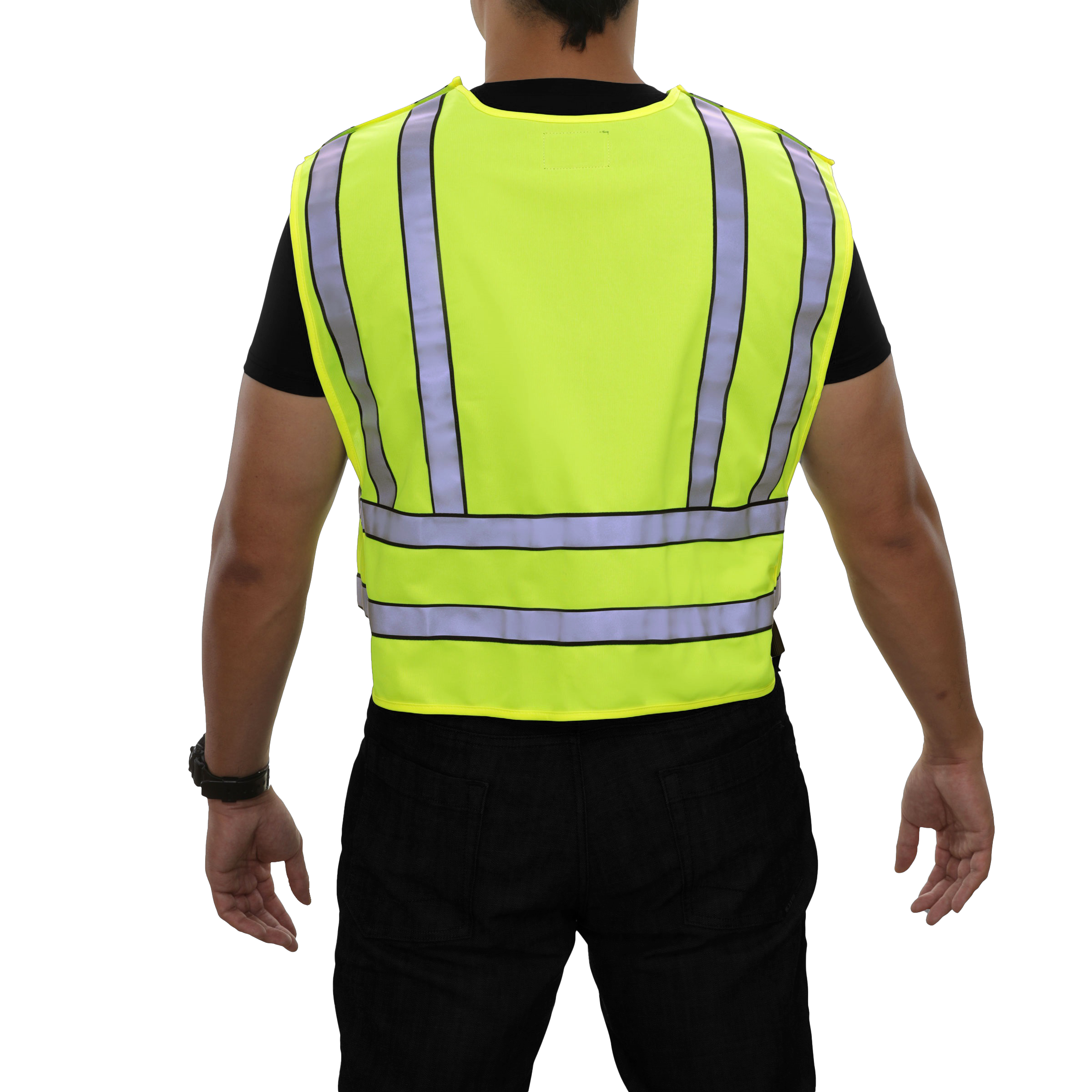 Public Safety Vest Hi Vis Vest 4pt Breakaway Tactical ANSI 207-eSafety Supplies, Inc