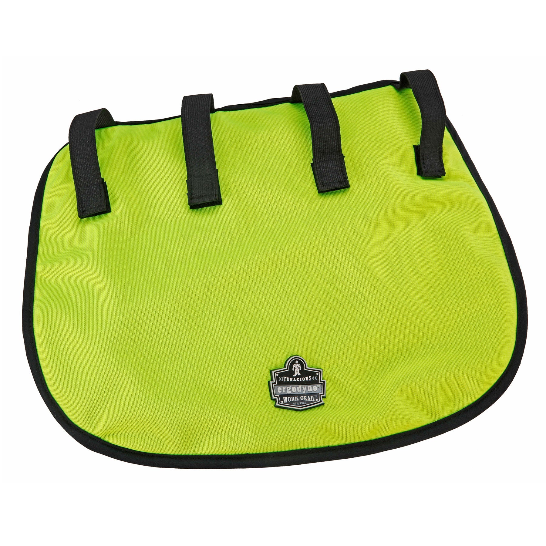 Ergodyne Hi-Viz Lime Chill-Its 6670Ct Advanced Pva Evaporative Neck Shade With Hook And Loop Straps-eSafety Supplies, Inc