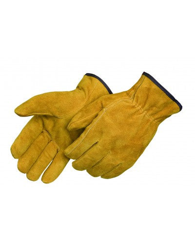 Bourbon brown select shoulder split cowhide driver Gloves - Dozen-eSafety Supplies, Inc