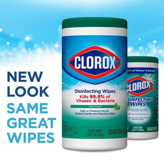 Clorox Disinfecting Wipes 75-Count-eSafety Supplies, Inc