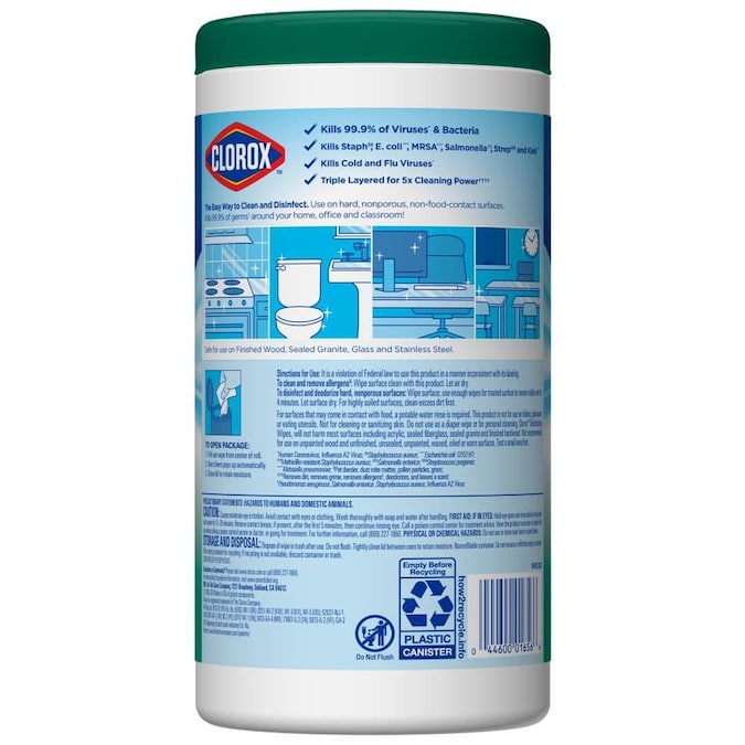 Clorox Disinfecting Wipes 75-Count