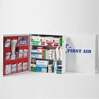 3 Shelf Industrial first Aid Kit with Liner-eSafety Supplies, Inc