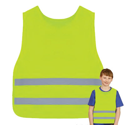 Kids Lime Round Neck Vest (Children 5-10 years)-eSafety Supplies, Inc