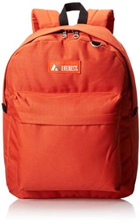 Everest Luggage Classic Backpack - Rustic Orange-eSafety Supplies, Inc