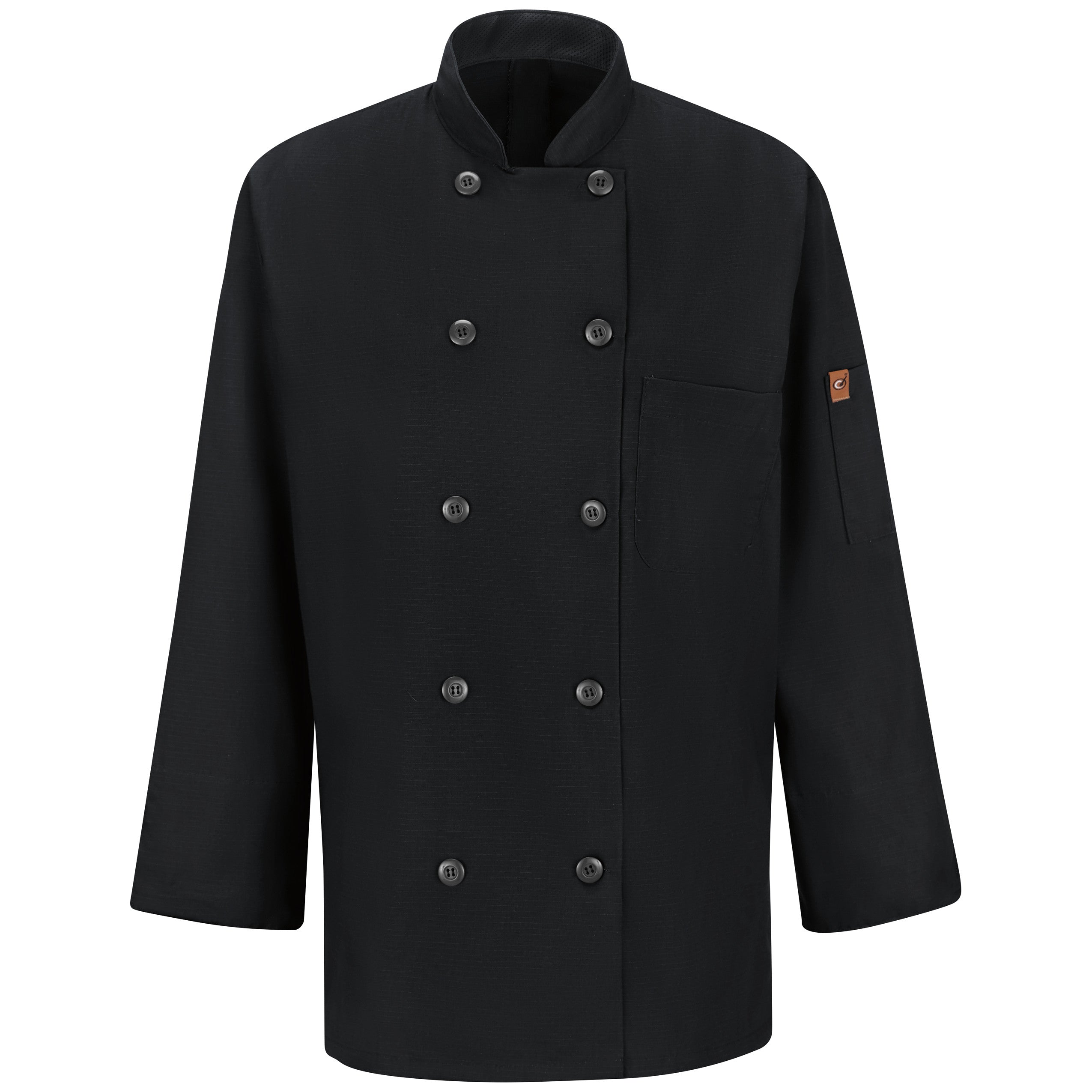 Women's Chef Coat with OilBlok + MIMIX 041X - Black-eSafety Supplies, Inc