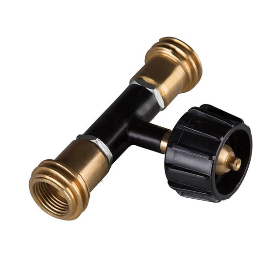 T Connector - Two Bulk Tank Male Fittings-eSafety Supplies, Inc