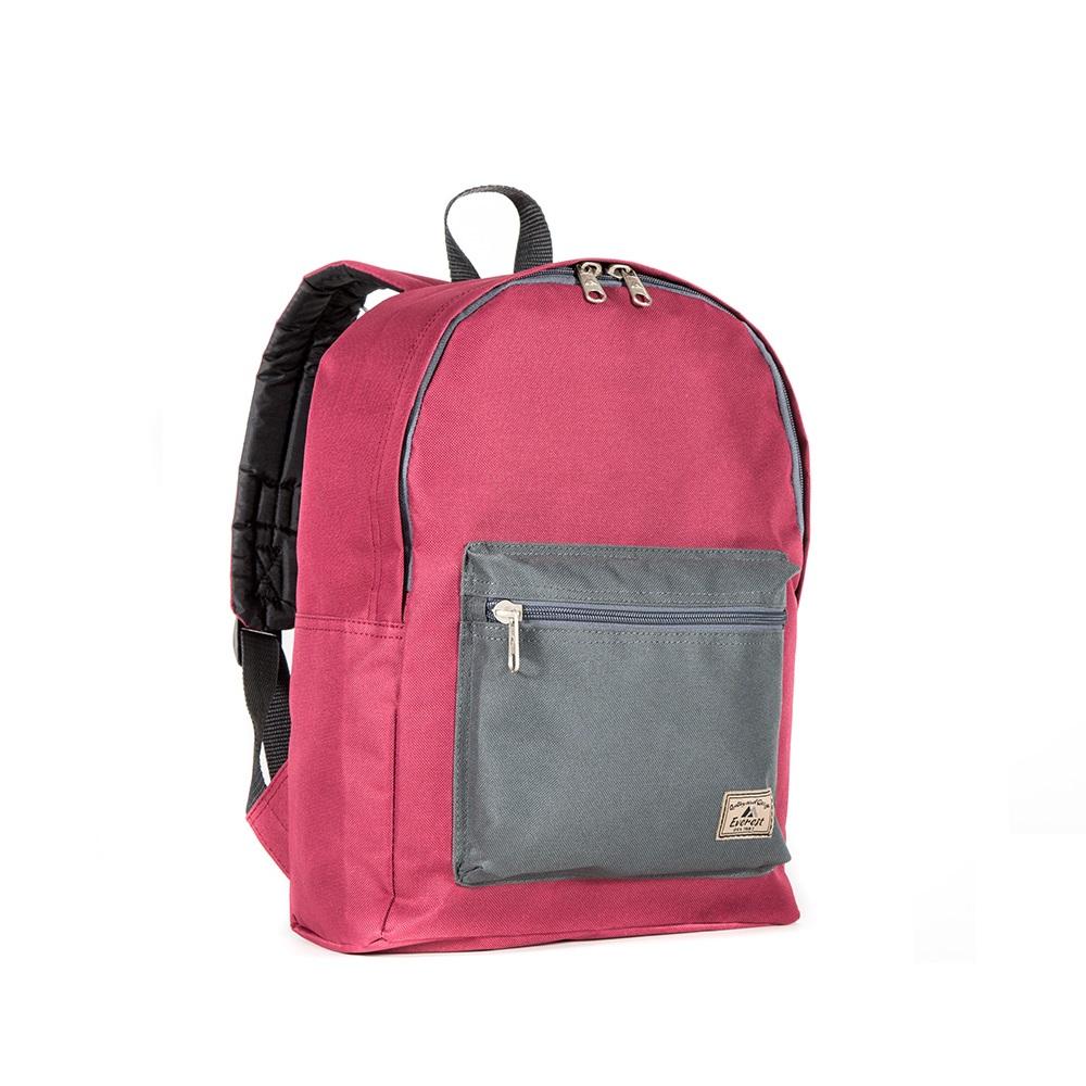 Everest-Basic Color Block Backpack-eSafety Supplies, Inc