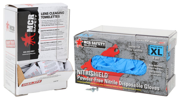 MCR Safety Disposable Glove/Towelette dispens 1slot-eSafety Supplies, Inc