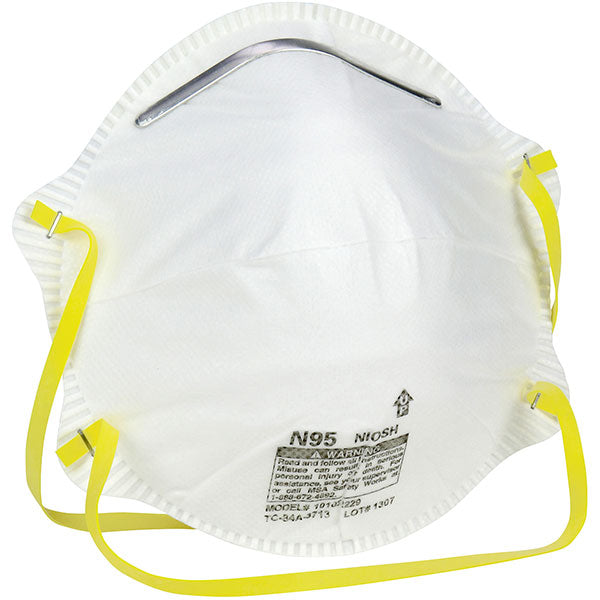 Safety Works N95 Particulate Respirator OSHA & NIOSH Approved (20/Box)-eSafety Supplies, Inc