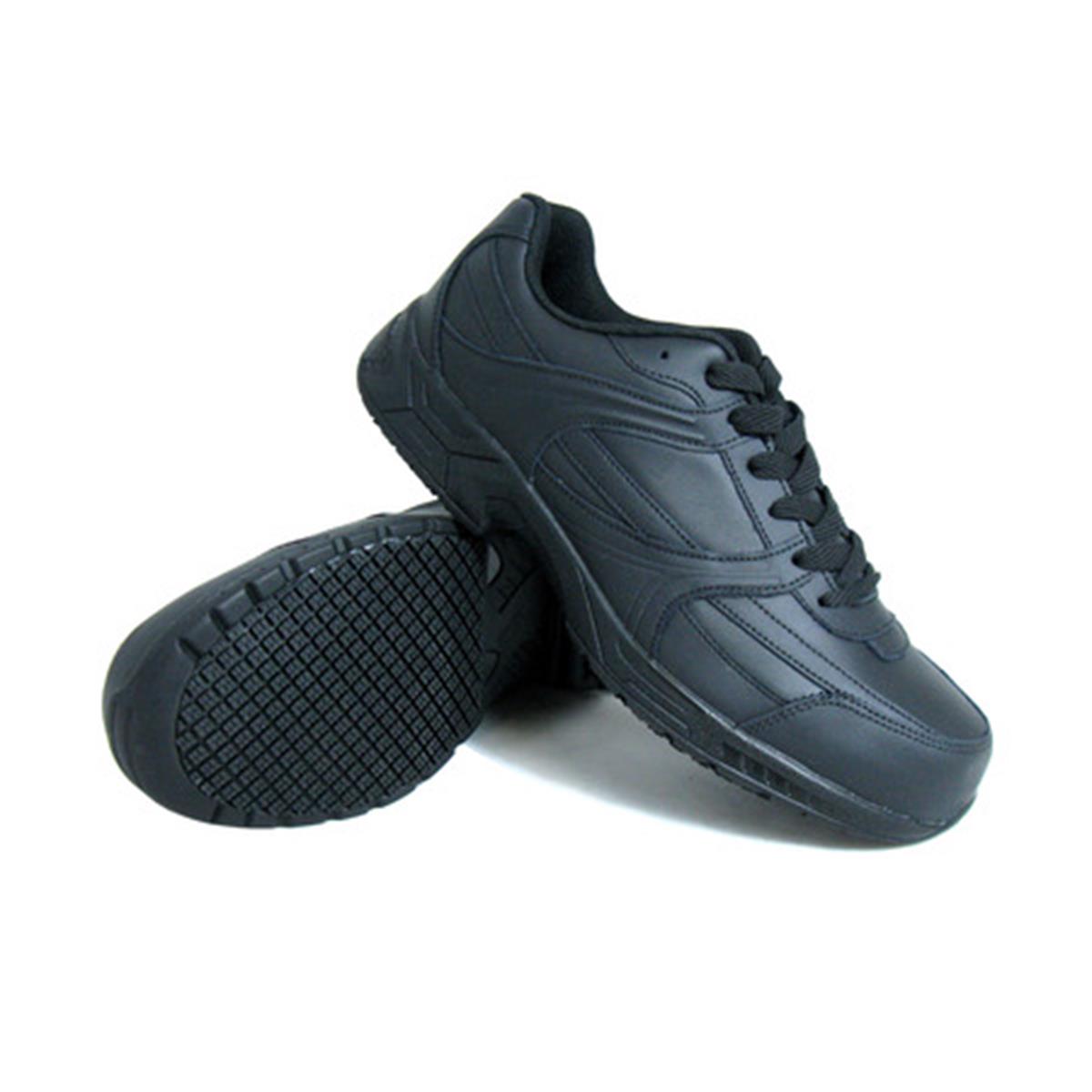 Genuine Grip Footwear- 1011 Men's Black Steel Toe Jogger Shoe