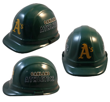 Oakland Athletics - MLB Team Logo Hard Hat Helmet-eSafety Supplies, Inc
