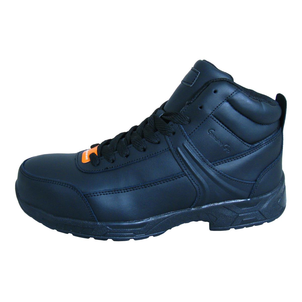 Genuine Grip Footwear- 1021 Black Women's Athletic Steel Toe Boots-eSafety Supplies, Inc