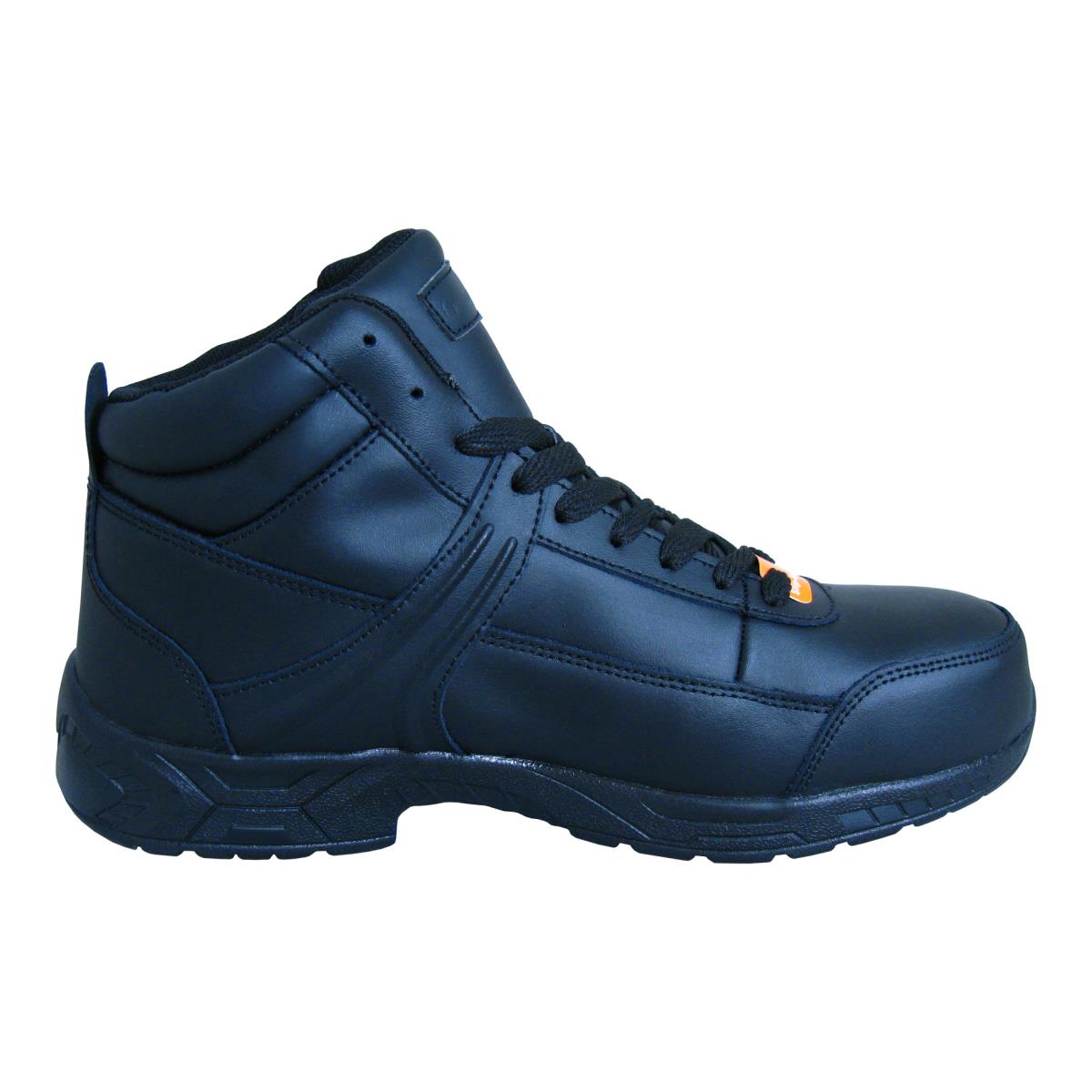 Genuine Grip Footwear- 1021 Men's Black Steel Toe Boot