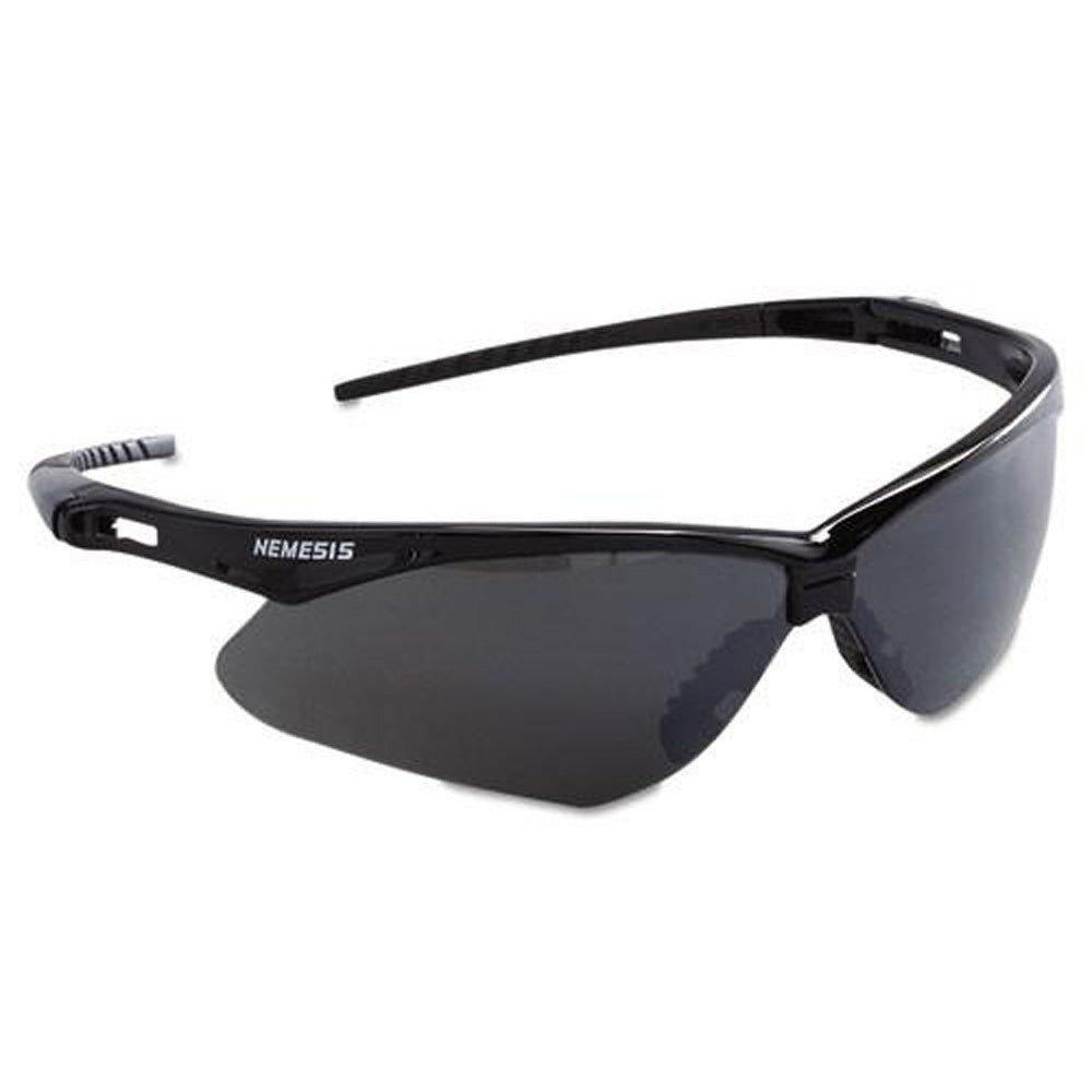 Jackson Nemesis Safety Glasses Black Frame - Smoke Lens-eSafety Supplies, Inc