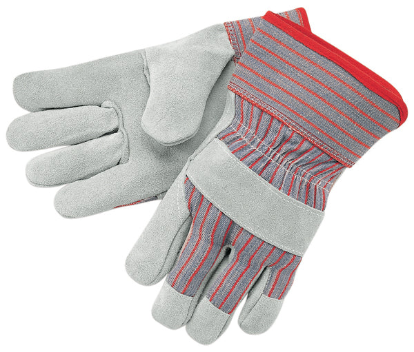 MCR Safety Split Leather Palm Glove w/Rbrized Cuff-eSafety Supplies, Inc