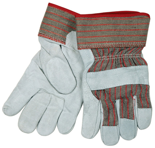 MCR Safety Red Fleece Lined Leather Palm-eSafety Supplies, Inc