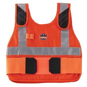 Ergodyne Chill-Its® 6215 Phase Change Premium Cooling Vest w/pack-eSafety Supplies, Inc