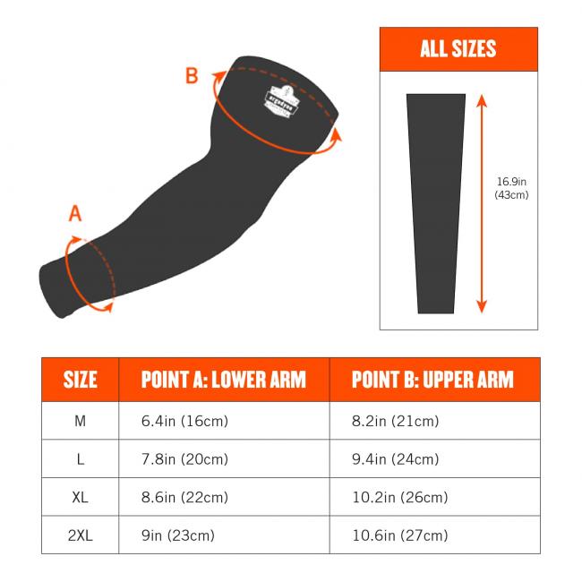 Chill-Its 6690 Cooling Arm Sleeves-eSafety Supplies, Inc