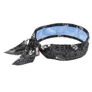 Ergodyne Chill-Its® 6700CT Evaporative Cooling Bandana with Cooling Towel - Tie-eSafety Supplies, Inc