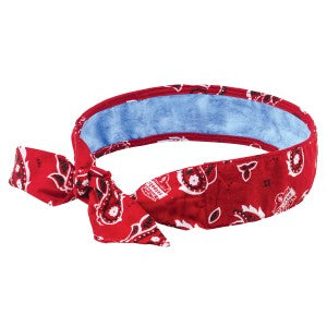 Ergodyne Chill-Its® 6700CT Evaporative Cooling Bandana with Cooling Towel - Tie-eSafety Supplies, Inc