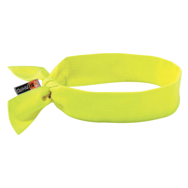 Chill-Its 6700FR Evaporative FR Cooling Bandana Headband - Tie Closure-eSafety Supplies, Inc
